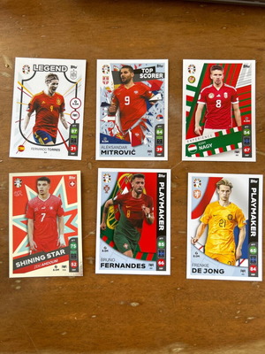 Euro 2024 Match Attack Cards New