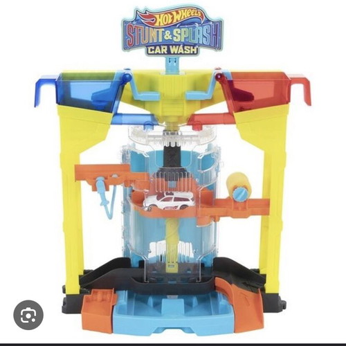 Hot Wheels car wash track like new