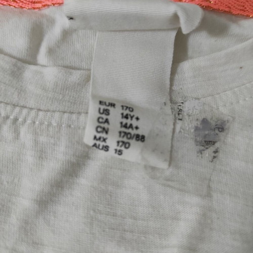 H&M blouse 14 years used, white, size S