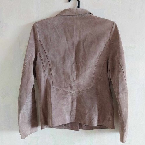 Jofama women's suede jacket with pearl buttons like new, size 38