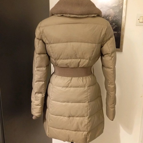 Women's down jacket used, beige, size S/M
