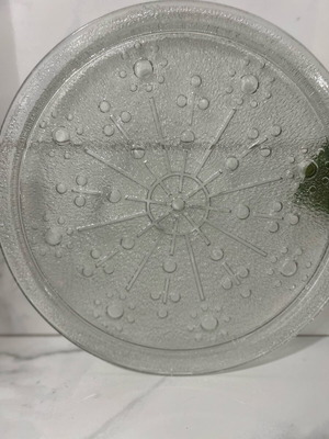 Чиния за торта Sputnik нова, Германия, винтидж с мехурчета