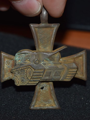 Γερμανικό Pantzer Wehrmacht μεταχειρισμένο, αυθεντικό αντικείμενο Β' Παγκοσμίου Πολέμου