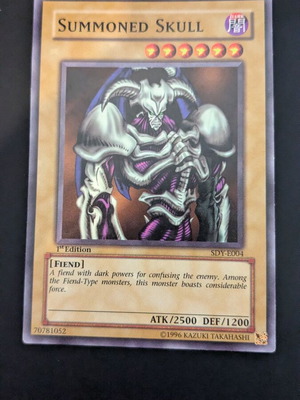 Summoned Skull Yu-Gi-Oh! Card 1st Edition used