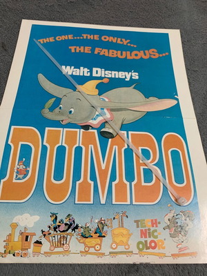 Dumbo αφίσα 1976, αυθεντική Manina