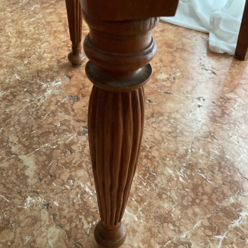 Dining chairs used, pack of 6, handmade beech wood with wicker seat