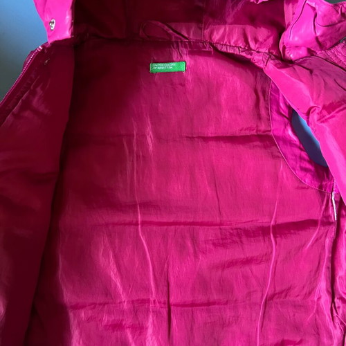 Baby down vest used for 3-year-old girl