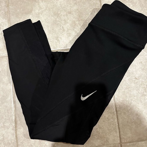Nike leggings like new with mesh details, size S