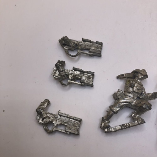 GW Warhammer 40K Tau Pathfinders vintage unpainted, like new, set of 3