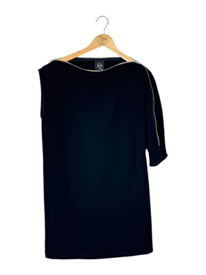 Alexander McQueen Zip Boat Neck Midi рокля като ново, размер M