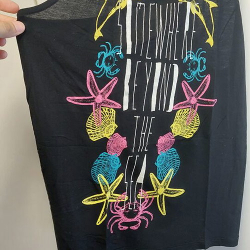 Tally Weijl women's summer tshirt black used XS S