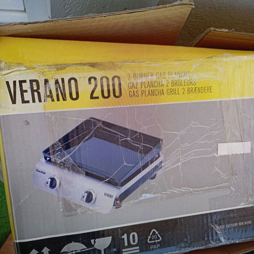 Gas Plancha Grill Verano 200 new for balcony or garden