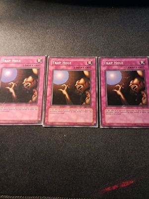 3 κάρτες trap hole Yu-Gi-Oh