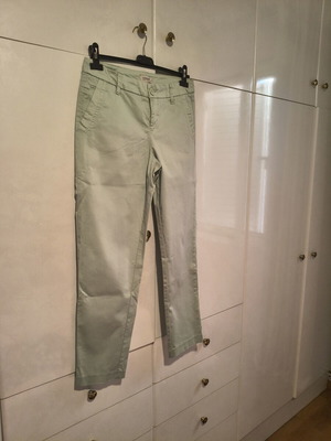 Sarah Lawrence Cotton Chino Pants turquoise size L 40 12 like new