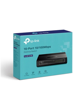 TP-LINK TL-SF1016D v7 Unmanaged L2 Switch με 16 θύρες Ethernet καινούργιο