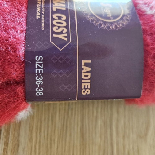 Christmas warm socks new, size 36-38, white and red