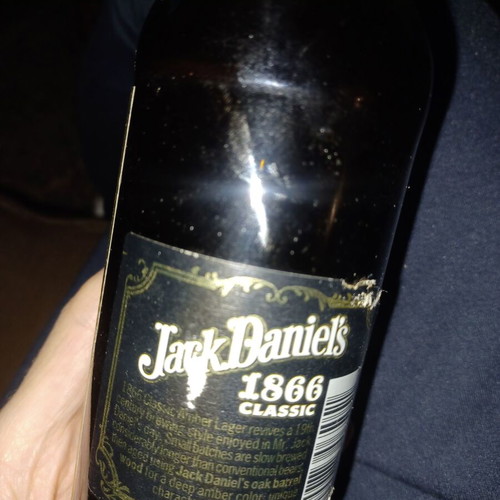 Jack Daniels 1866 beer bottle collectible like new