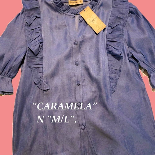 Caramela shirt new, blue, size M/L