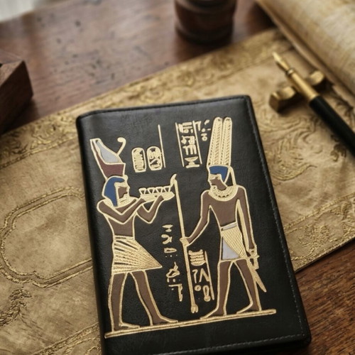 Vintage Egyptian Handmade Leather Wallet like new