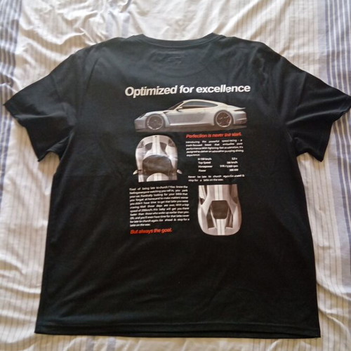 Men's T-shirts with car and cartoon designs
