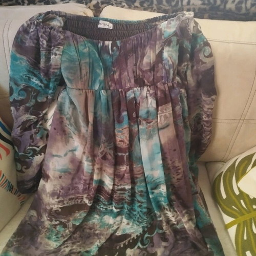Be You Party Dress like new, viscose, lilac turquoise