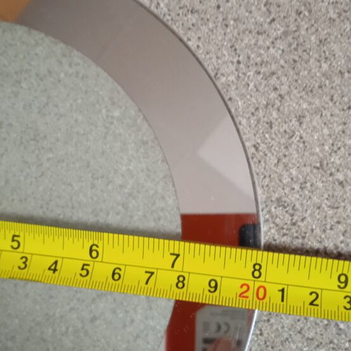 Ceiling light with three arms, metallic lead color, 51 cm height