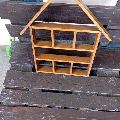 Wooden decorative wall house like new