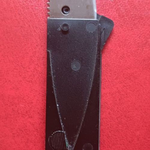 Cardsharp card cutter used, credit card size
