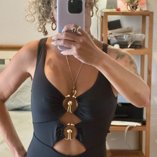 Maaboo bodysuit size S black like new