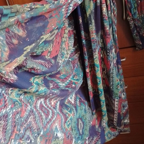 Moutaki dress multicolored like new, size M/L