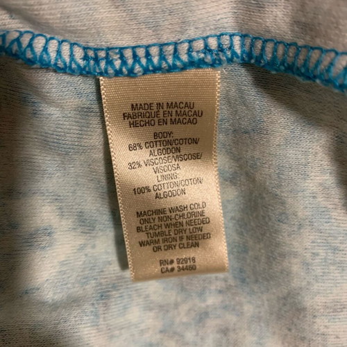 Juicy Couture blue terry shortsuit like new with ruffles and drawstring