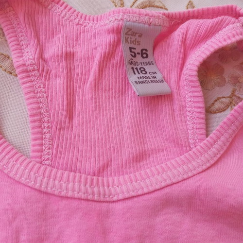 Thin tank top for 5-year-old