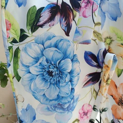 Floral pants size S/M made in Italy new, 75% viscose
