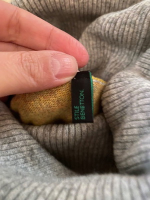 Benetton - Φόρεμα μάλλινο ζιβάγκο κοντομάνικο