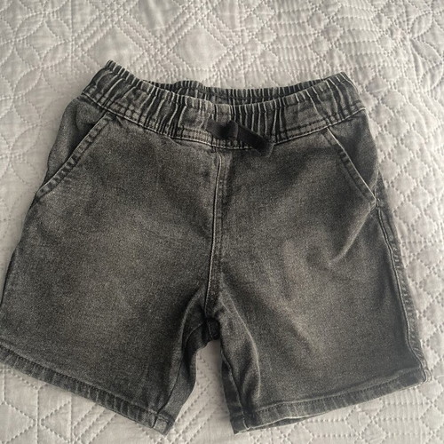 Pepco Kids' Denim Shorts like new, black, size 110 cm, age 5