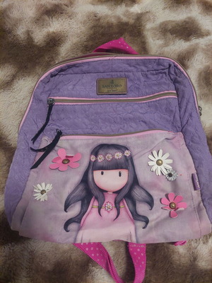 Santoro Gorjuss backpack used, purple