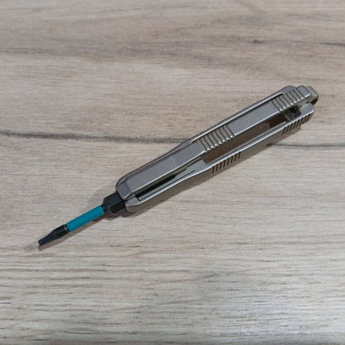 Mini titanium screwdriver for knives new
