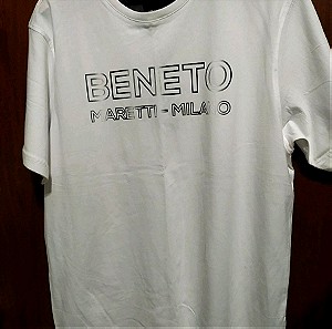 Beneto Maretti T-Shirt White/Λευκο XXL