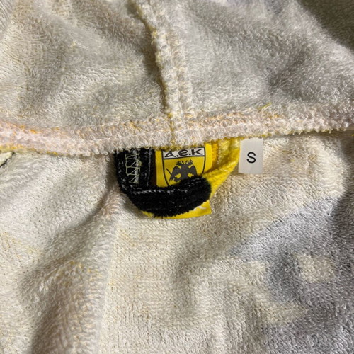 Velveteen AEK kids bathrobe new, size s, 100% cotton