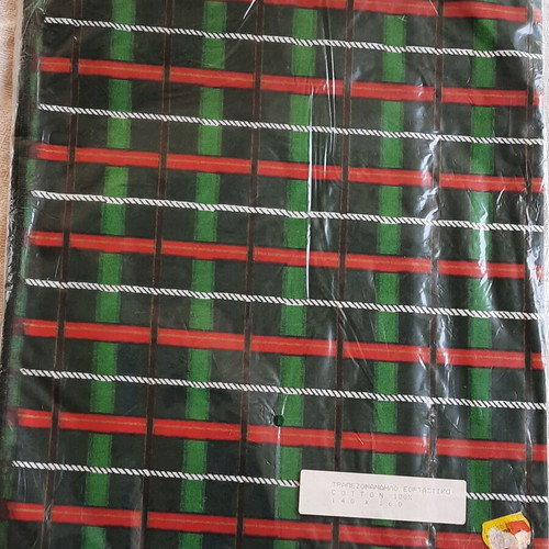 Tablecloth new 100% cotton 1.40x1.60 m