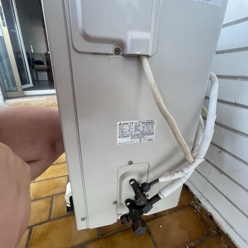 Mitsubishi 18 BTU wall air conditioner used