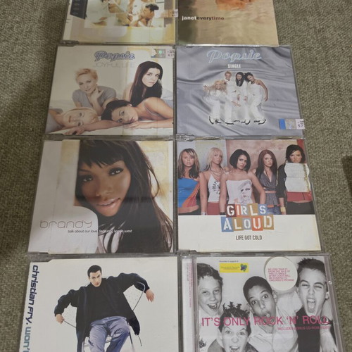 90's and 00's CD singles used, pack of 16, pop