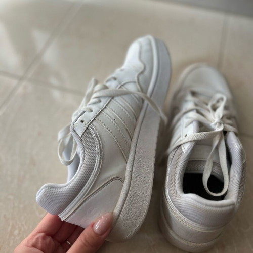 Adidas Hoops sneakers size 38 used, white