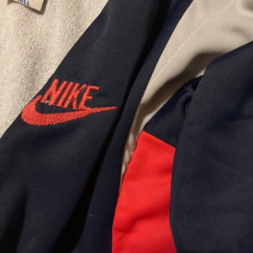 Nike vintage authentic track jacket size S used, gray blue red