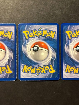 Pokémon cards EX Dragon Frontiers delta species pack of 3 used