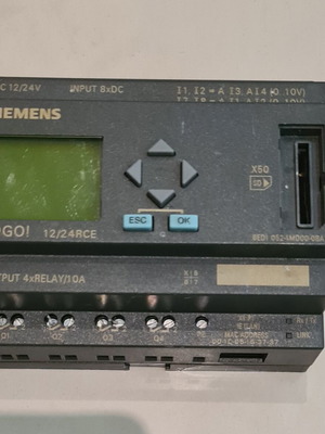 Siemens LOGO! 12/24RCE PLC λογική μονάδα 6ED1052-1MD00-0BA7