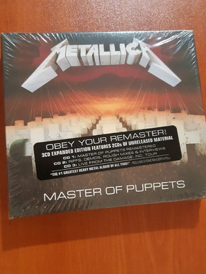 Metallica Master of Puppets expanded 3cd
