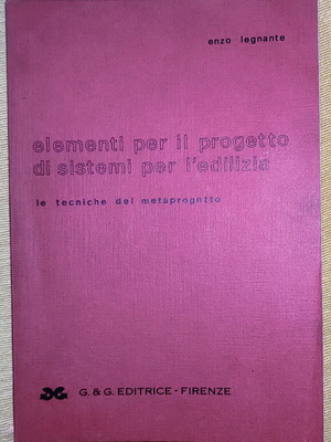 Elementi per il progetto di sistemi per l'edilizia used academic book in Italian