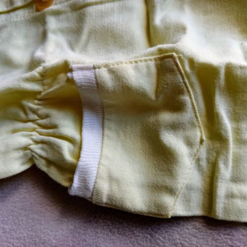 Set of 3 summer baby rompers used, size 6 months, thin fabric