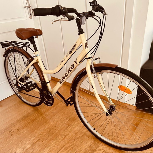 Energy Irene 28" City Bicycle 2024 Beige with 18 Speeds New